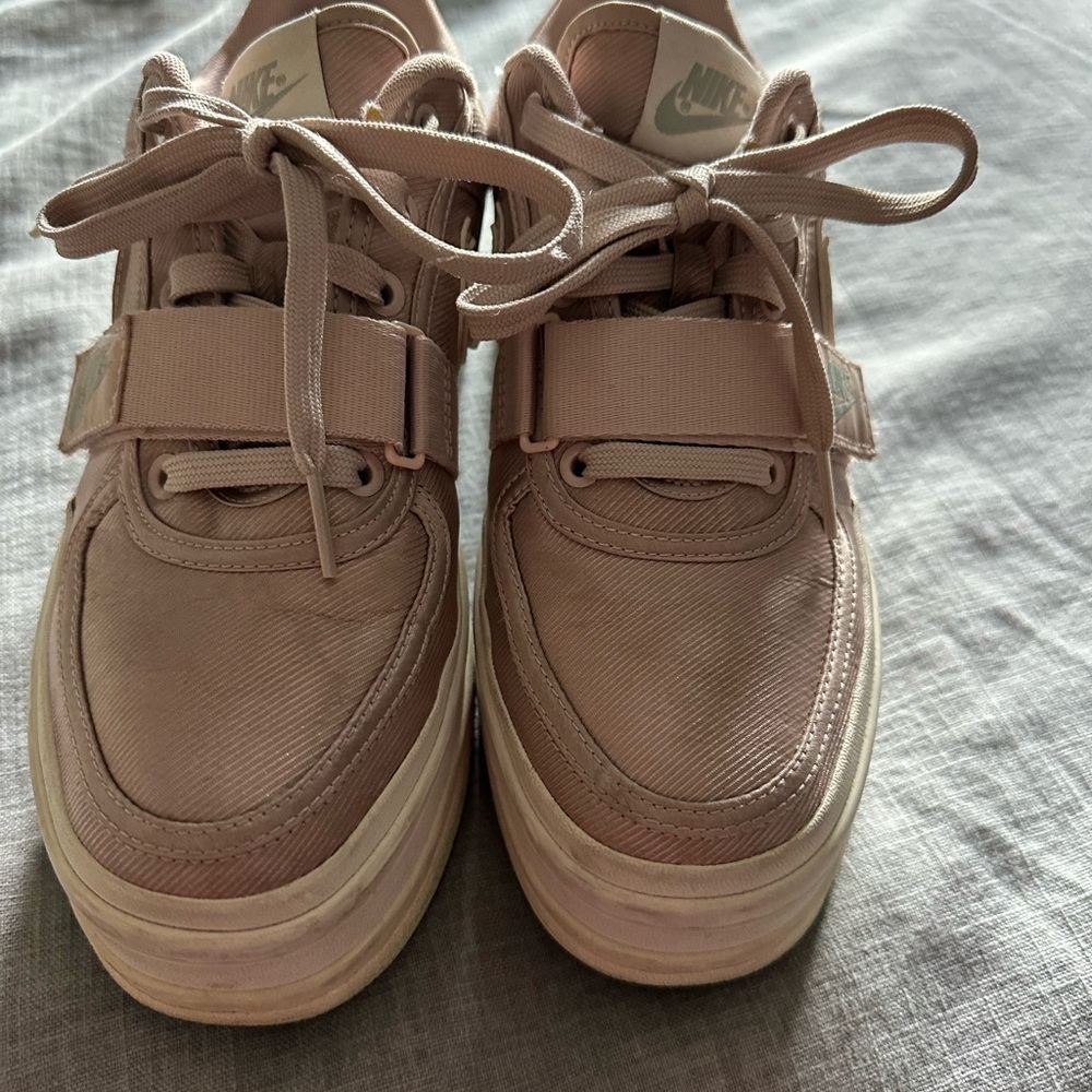 Nike Vandal Blush Pink platform sneakers